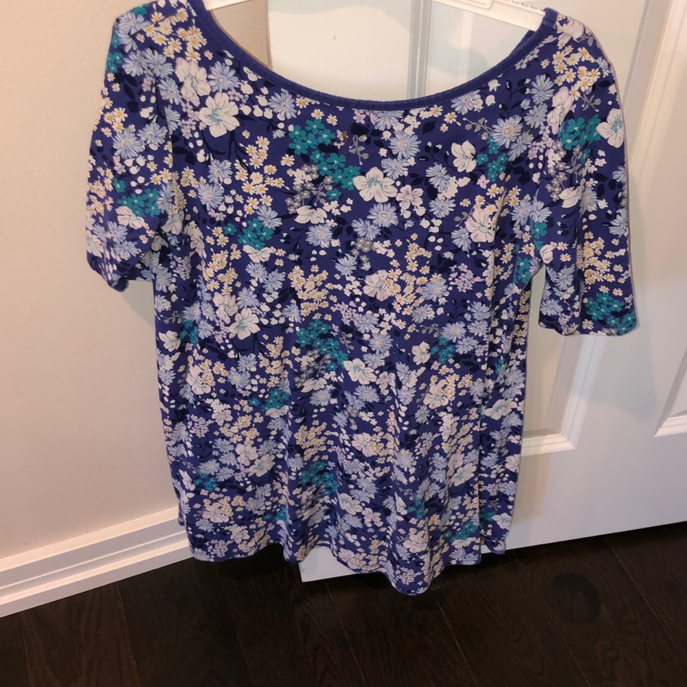 purple floral dress
